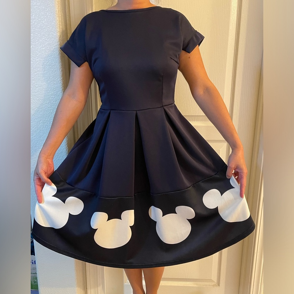 Navy Blue Mickey Mouse dress